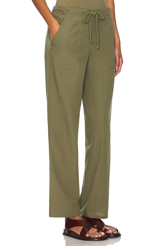 view 2 of 6 PANTALON SANDWASH in Olive