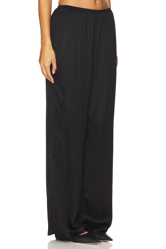 view 2 of 6 The Silky Simple Pant in Jet