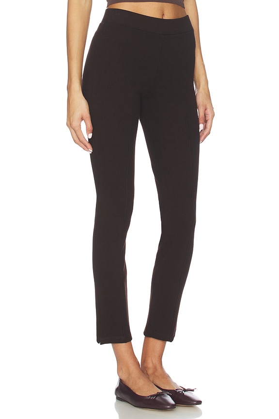 view 2 of 6 The Rib Straight Pant in Espresso