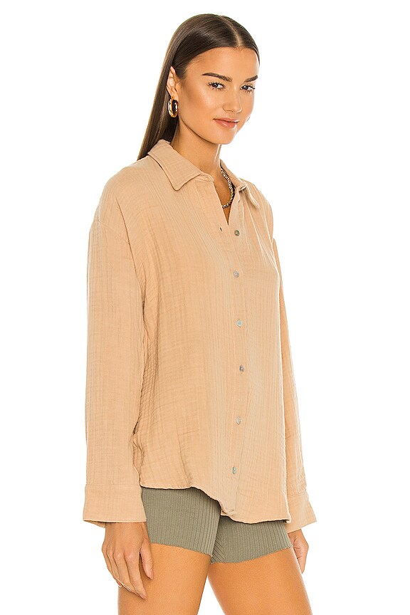 view 2 of 4 Bubble Shirt in Latte