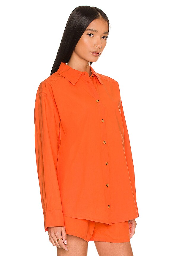 view 2 of 4 Pop Shirt in Papaya