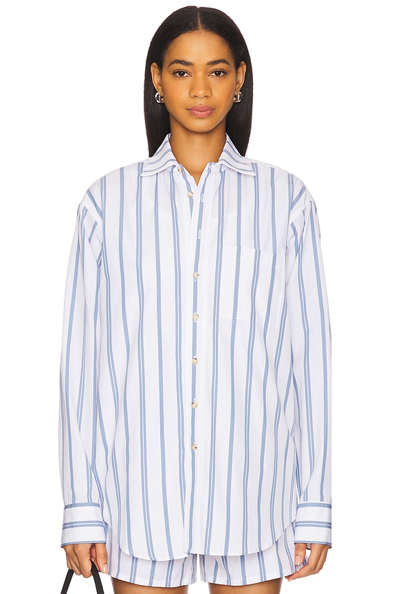 view 2 of 5 CHEMISE in Cornflower Stripe