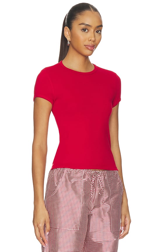 view 2 of 4 The Baby Rib Baby Tee in Bell Pepper