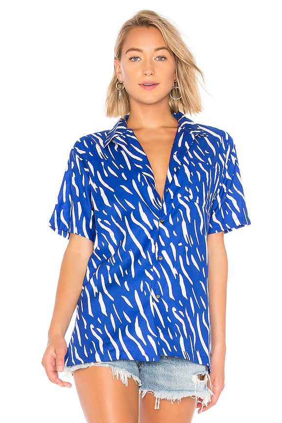 view 2 of 6 Hawaiian Shirt in Sound Wave