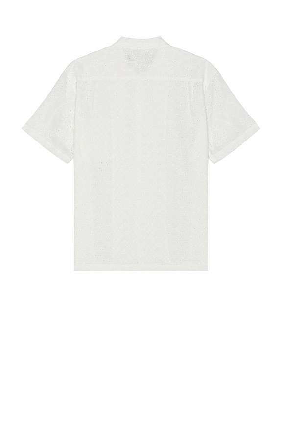 view 2 of 4 Hawaiian Shirt in White Anglais