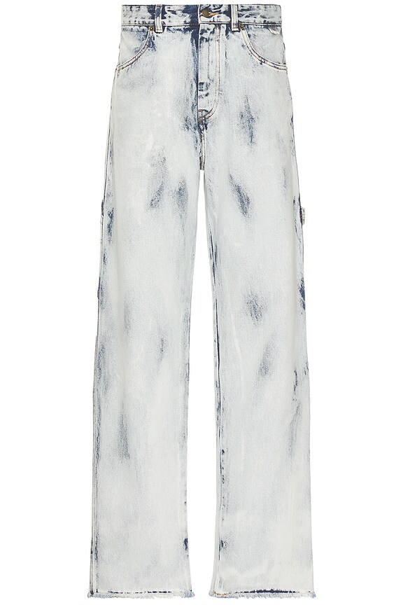 view 1 of 6 デニム in White & Blue Denim