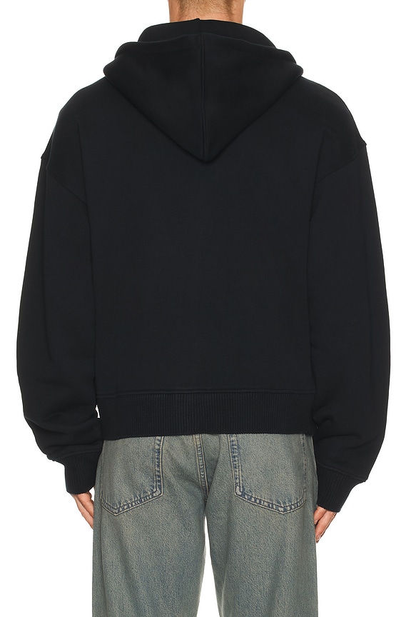 view 2 of 5 Boxy Zip Up Hoodie in Black