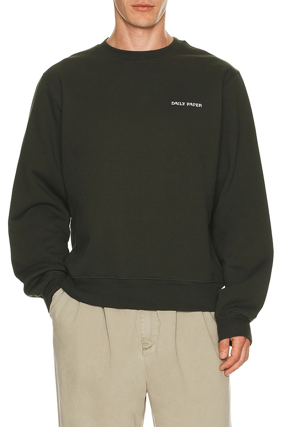 view 2 of 4 Matchstick Shield Sweatshirt in Rosin Green