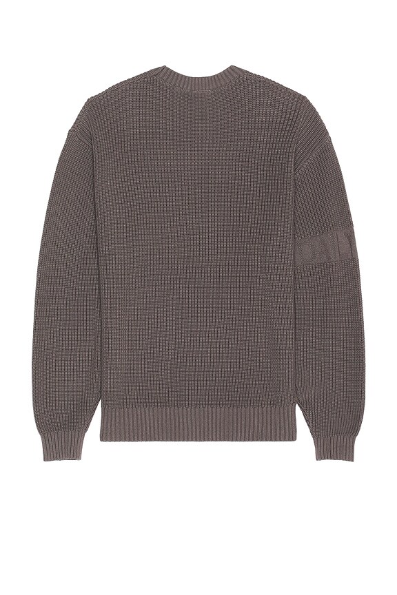 view 2 of 3 Band Knit Sweater in Rabbit Grey