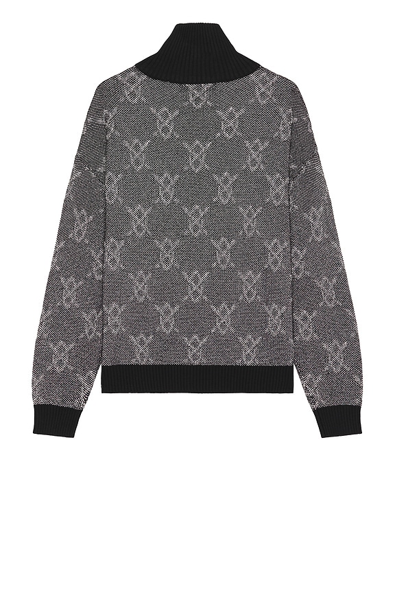 view 2 of 4 Tems Knit Sweater in Black & Rabbit Grey
