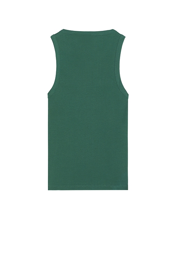 view 2 of 4 Rib Tank Top in Bistro Green
