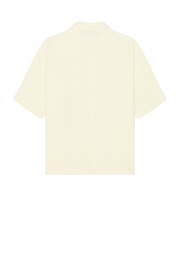 view 2 of 3 Enzi Seersucker Short Sleeve Shirt in Icing Yellow