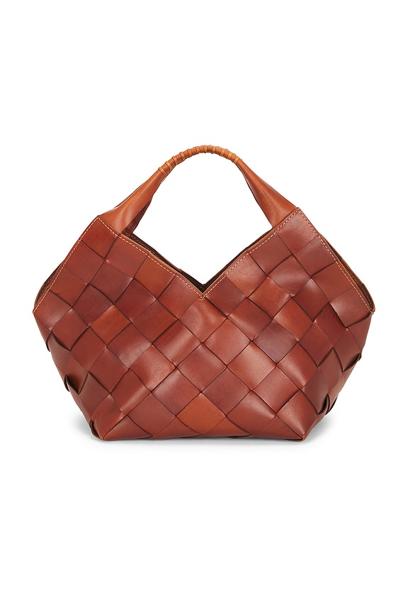 view 2 of 4 Botteghe Hand Held Bucket Bag in Tan