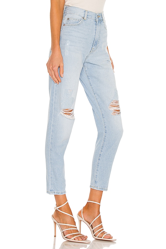 view 2 of 4 VAQUEROS MAMÁ NORA in Superlight Blue Ripped