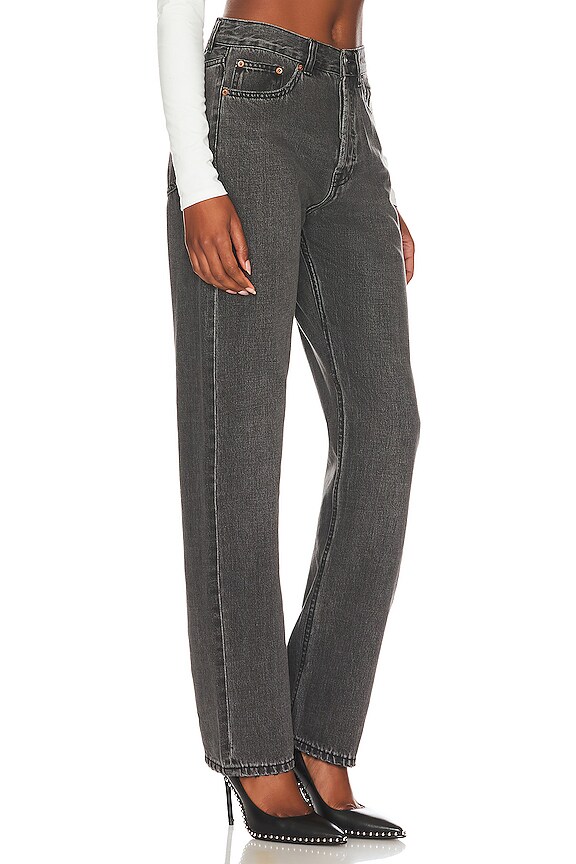 view 2 of 4 PIERNA RECTA BETH in Cyclone Black Vintage