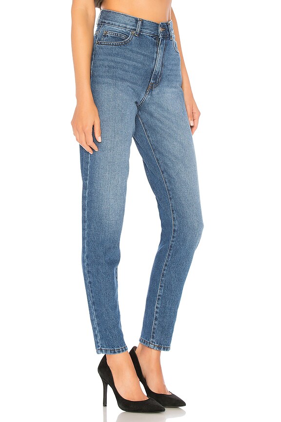 view 2 of 4 JEAN MAMAN NORA in Mid Indigo Wash