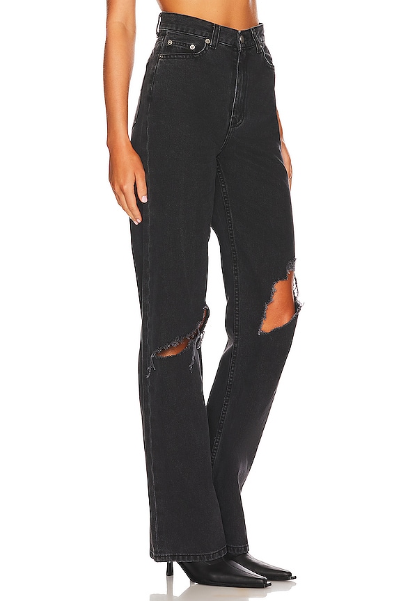 view 2 of 4 PIERNA RECTA ECHO in Concrete Black Trashed