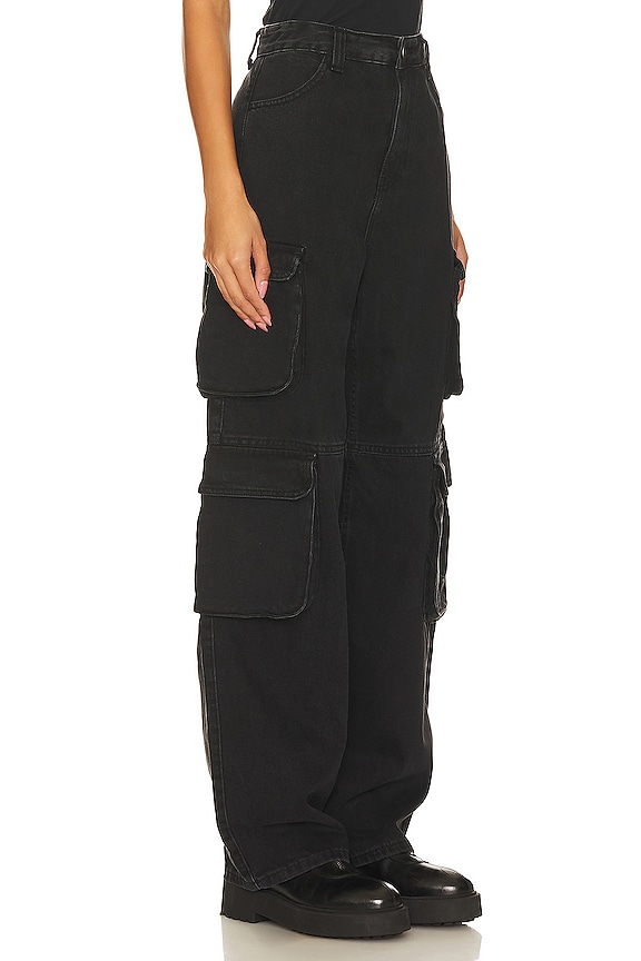 view 2 of 4 Donna Multi Cargo Wide Leg in Black Used
