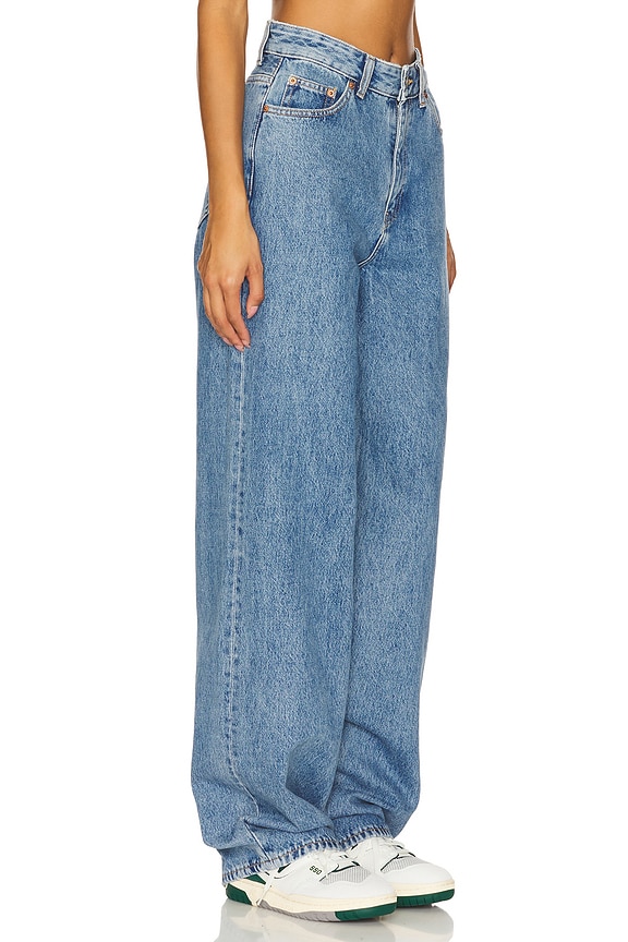 view 2 of 6 PIERNA ANCHA DONNA in Stream Sky Retro