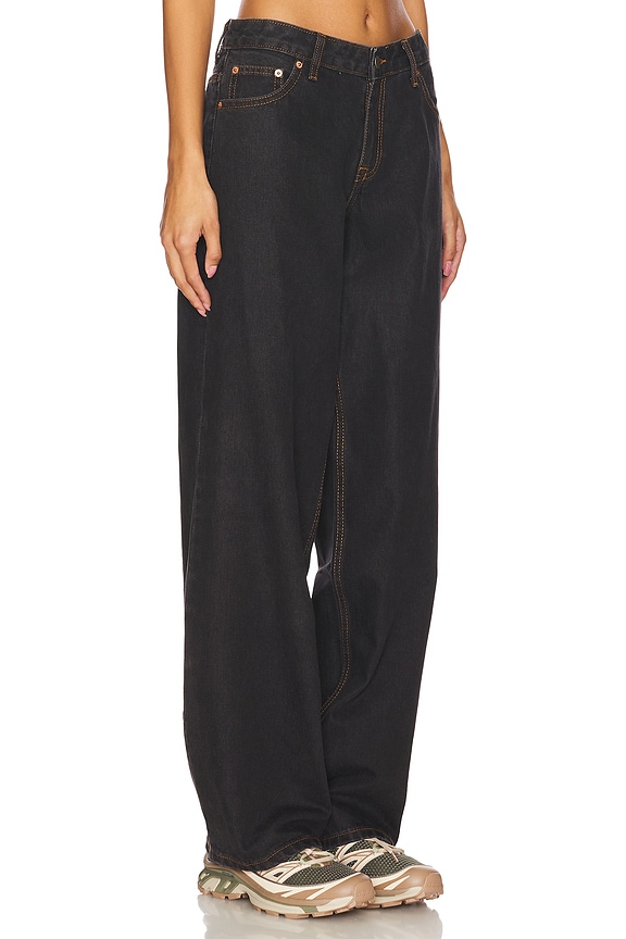 view 2 of 6 Hill Wide Leg Jeans in Dust Washed Black