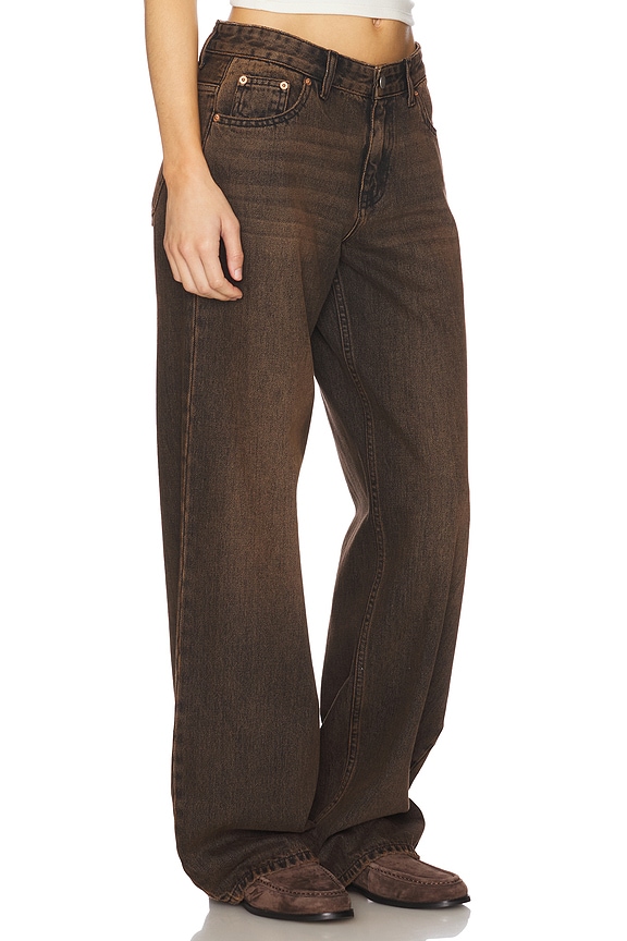 view 2 of 6 Hill Wide Leg Jeans in Jet Brown Used