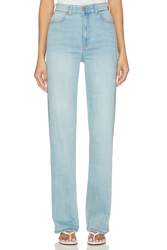 view 1 of 6 Moxy Straight Jeans in Vale Light Used Dirt