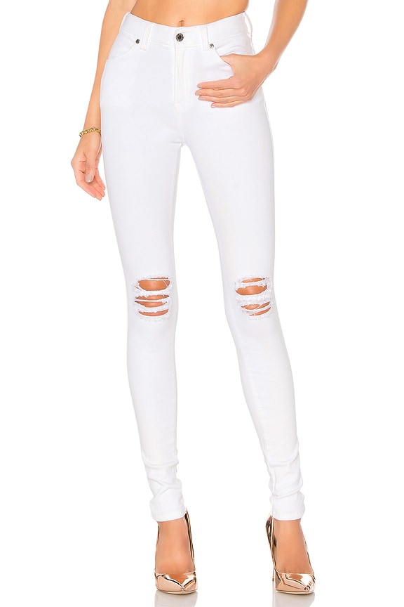 Dr. Denim Lexy Jean in White | REVOLVE