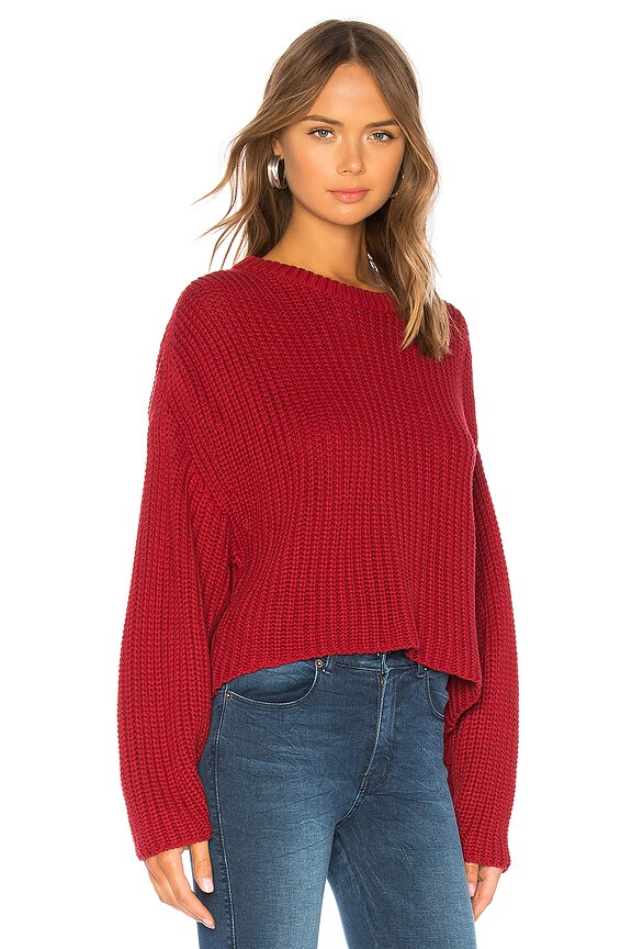 view 2 of 4 Norine Knit Sweater in Blood Red