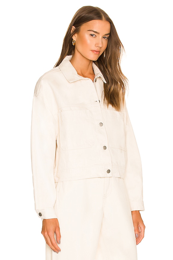 view 2 of 4 Tilly Oversized Denim Jacket in Loom-State