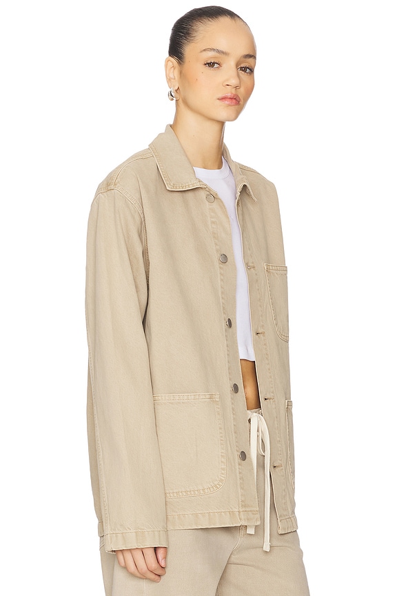 view 2 of 4 Devon Worker Jacket in Greige