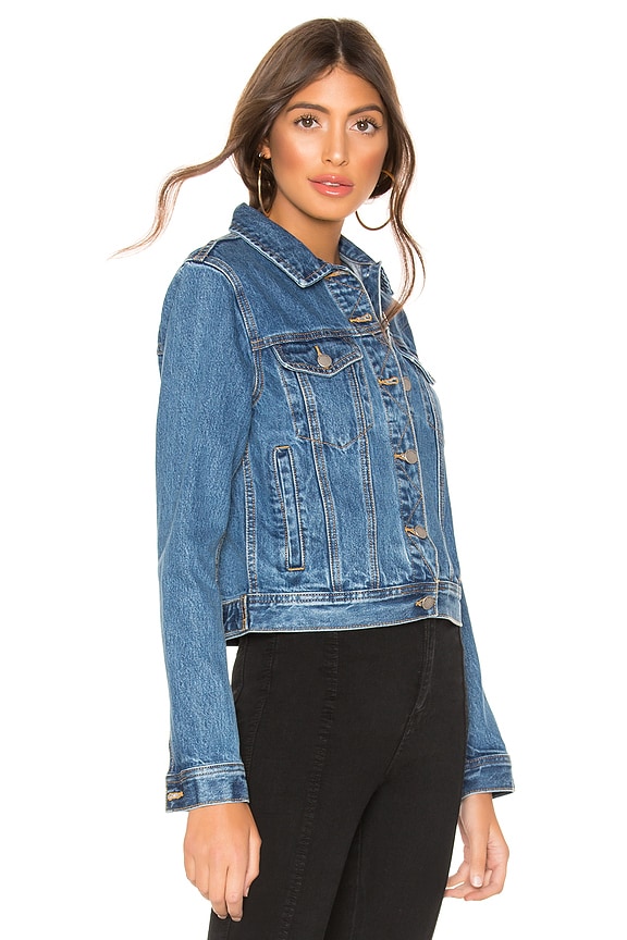 view 2 of 4 Viva Trucker Jacket in City Blue