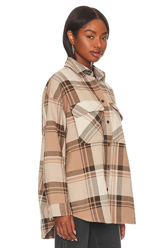 view 2 of 4 Mona Top in Nougat Check