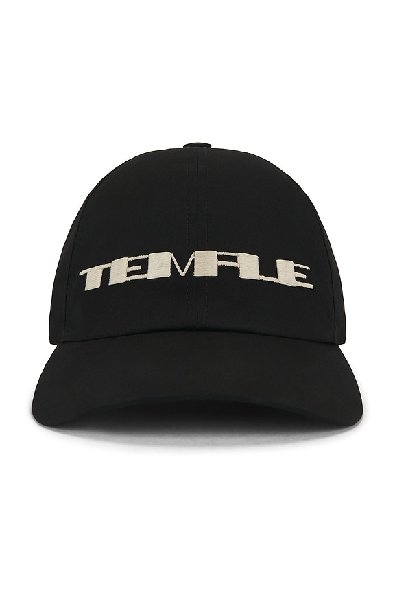 view 1 of 2 Temple of Love Baseball Cap in Black & Pearl