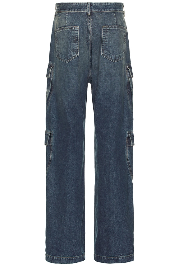 view 2 of 5 ДЖИНСЫ КАРГО DOUBLE in Washed Indigo
