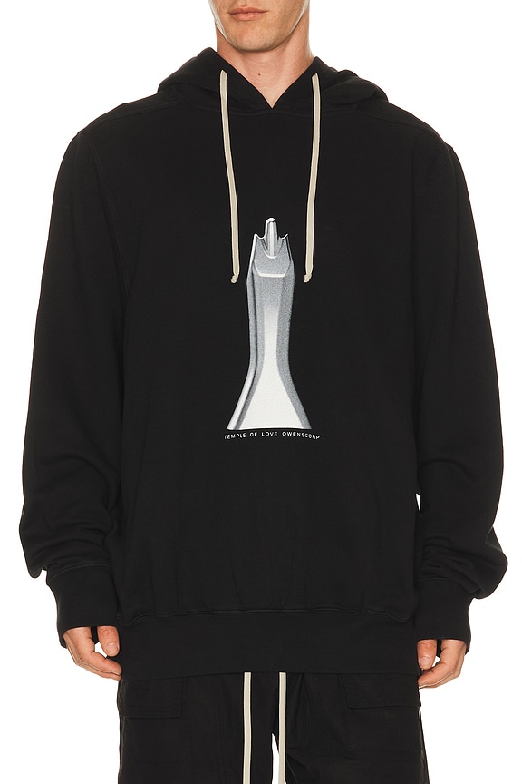 view 1 of 4 SWEAT À CAPUCHE OVERSIZED in Black & Milk