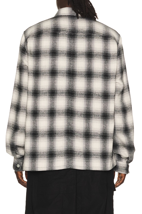 view 2 of 4 CHAQUETILLA CROPPED in Grey Ombre Plaid