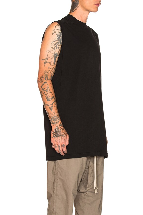 view 2 of 4 Sleeveless Jumbo Tee in Black