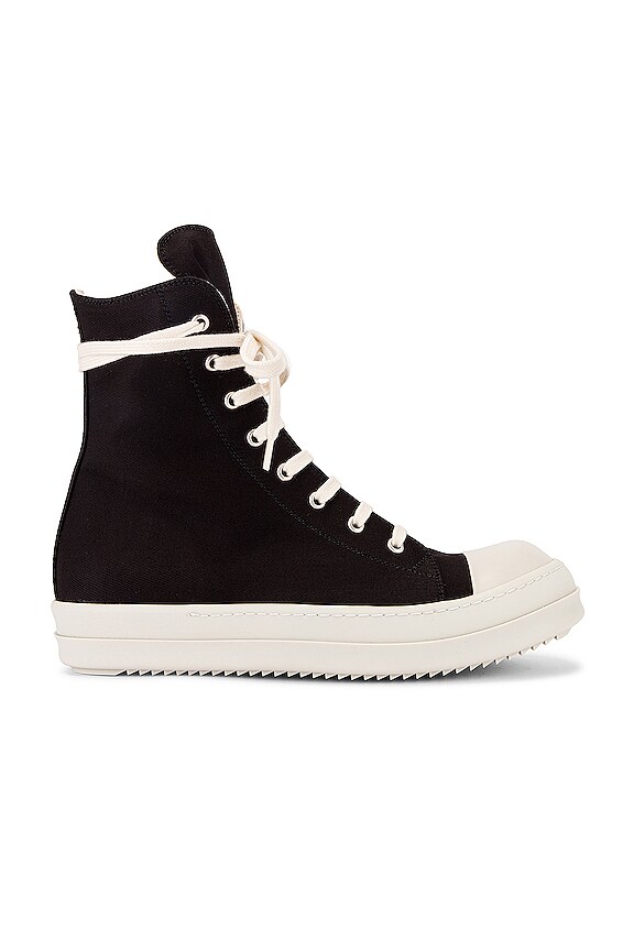 view 2 of 6 SNEAKERS HAUTES in Black & Milk