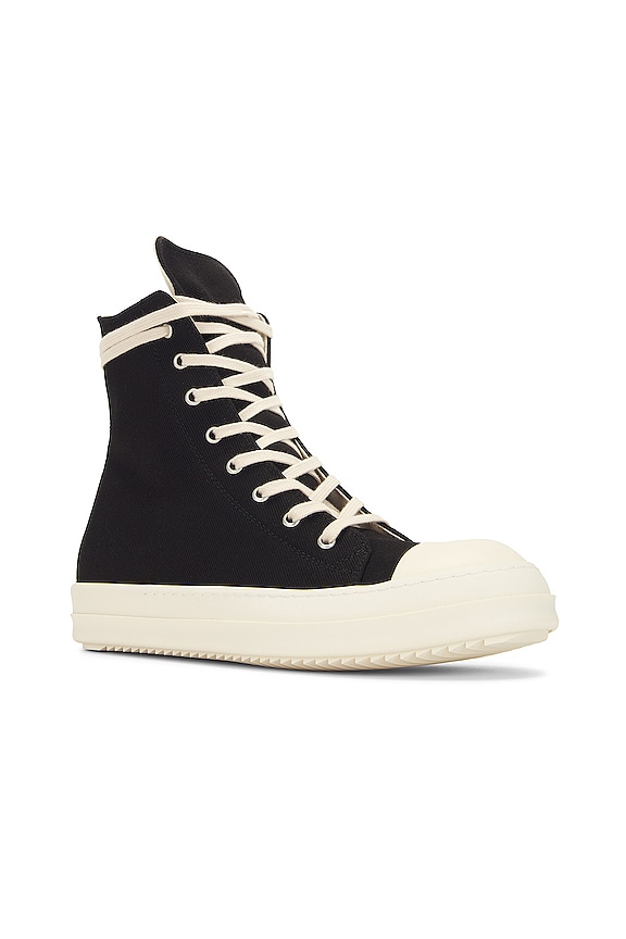 view 2 of 6 SNEAKERS HAUTES in Black & Milk