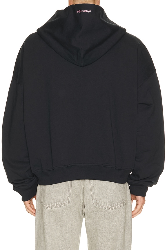 view 2 of 5 SWEAT À CAPUCHE CURSIVE in Black