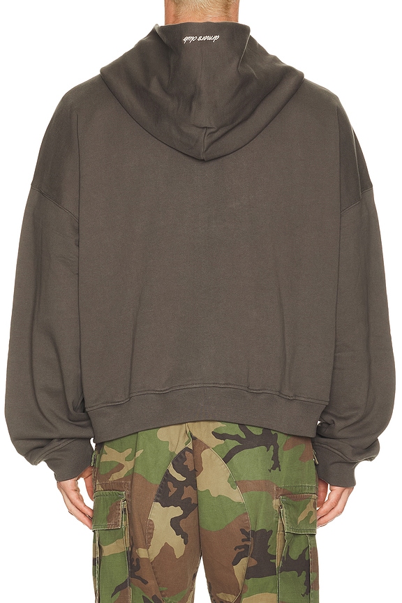 view 2 of 5 SWEAT À CAPUCHE CURSIVE in Dark Taupe