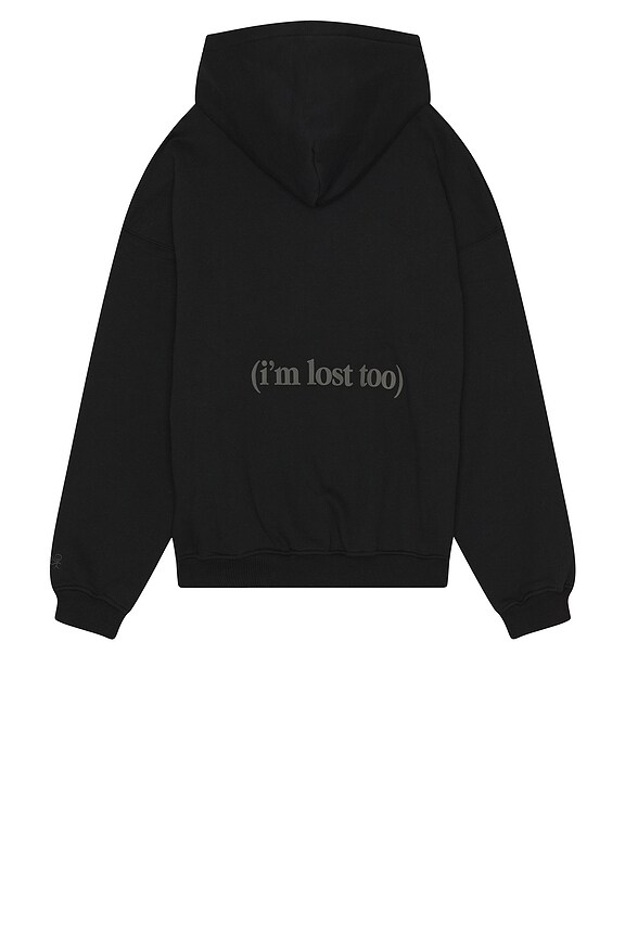 view 2 of 3 Where Are We Going Hoodie in Black