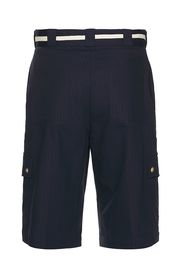 view 2 of 6 Workwear Chevron Shorts in Navy