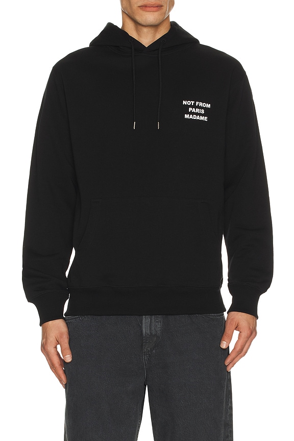 view 2 of 4 Drole De Monsieur Le Hoodie Slogan in Black