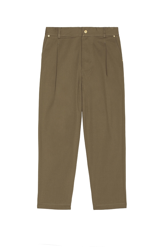 view 1 of 5 Le Pantalon Cropped Twill Pants in Taupe