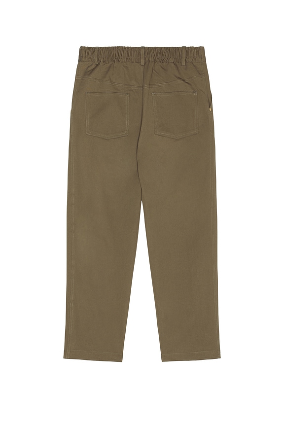 view 2 of 5 Le Pantalon Cropped Twill Pants in Taupe