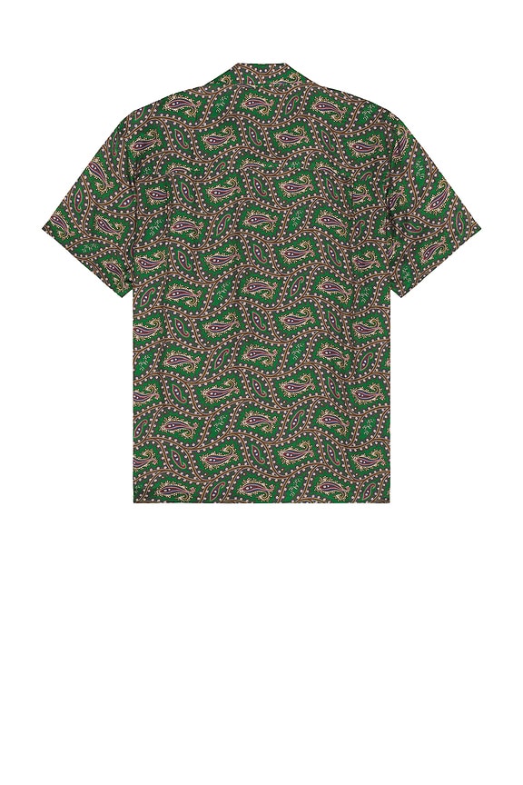 view 2 of 4 La Chemise Paisley Shirt in Dark Green