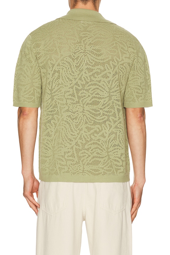 view 2 of 5 Chemise Maille Dentelle in Kaki