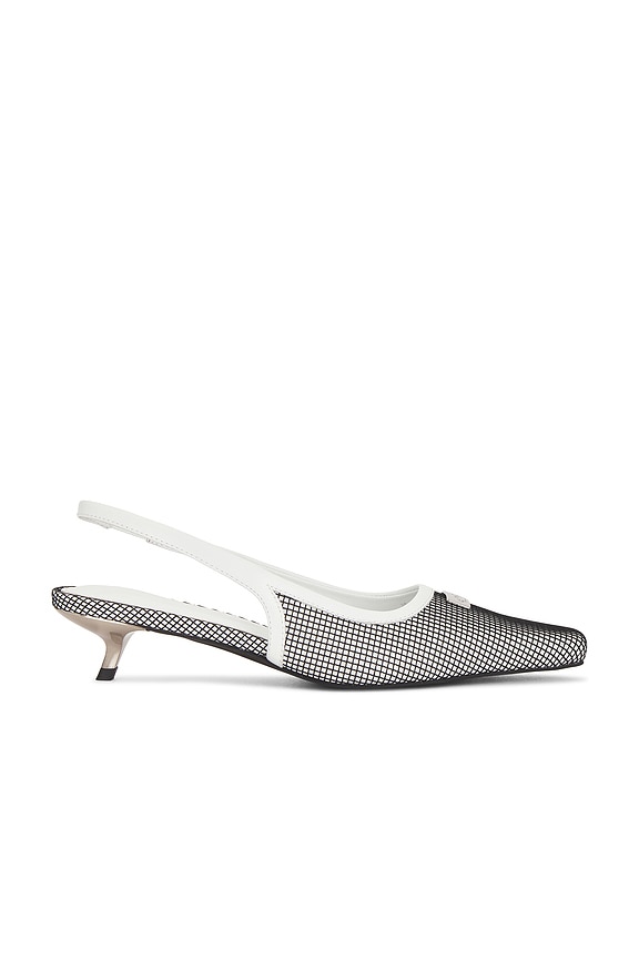view 1 of 5 ZAPATILLAS ABIERTAS in White & Mesh
