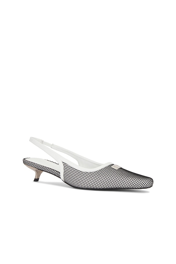 view 2 of 5 ZAPATILLAS ABIERTAS in White & Mesh